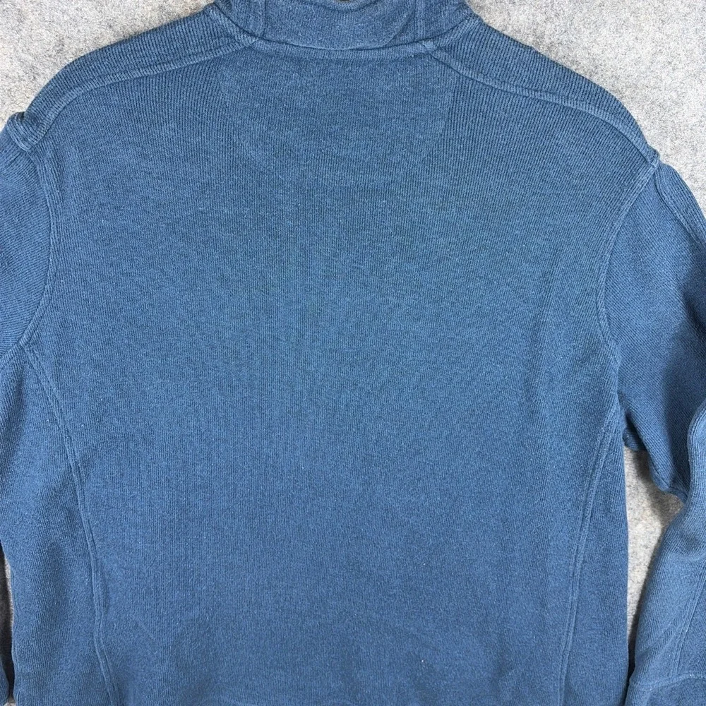 Orvis 1/4 Zip Pullover Sweater Sweatshirt Blue Men's Size XL